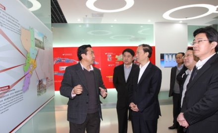 青岛市委副书记王文华来6686体育调研指导工作